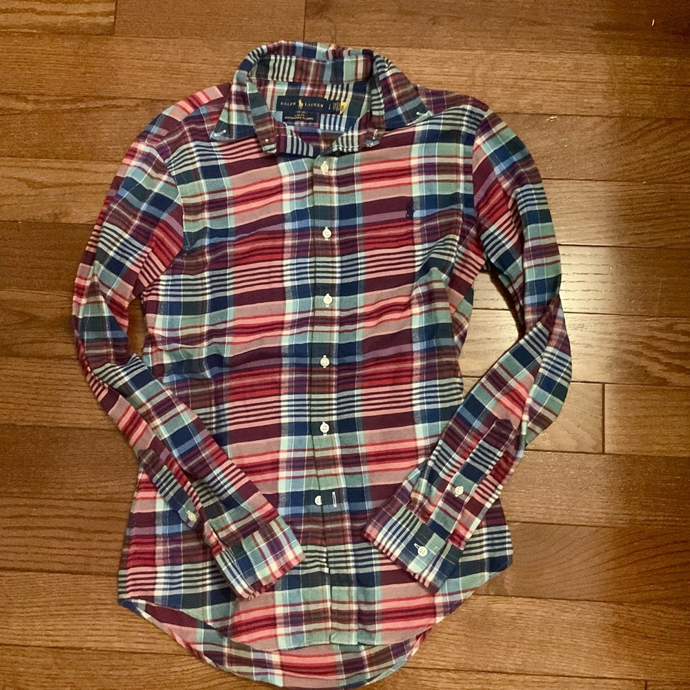 Ralph Lauren Multicolor Plaid Flannel Shirt